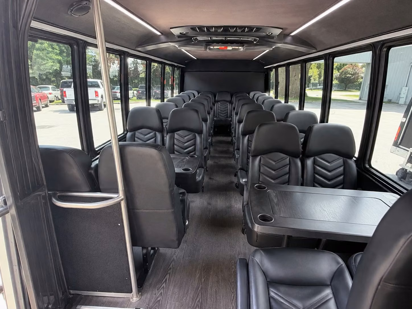 18 passenger minibus interior