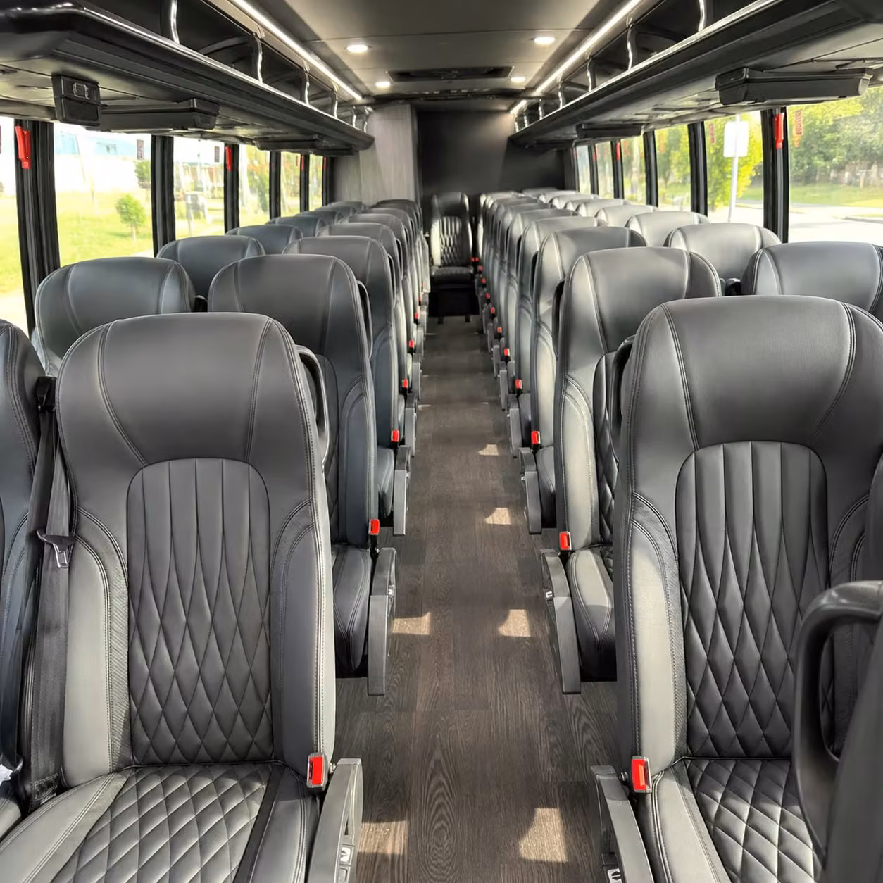 28 passenger minibus inside
