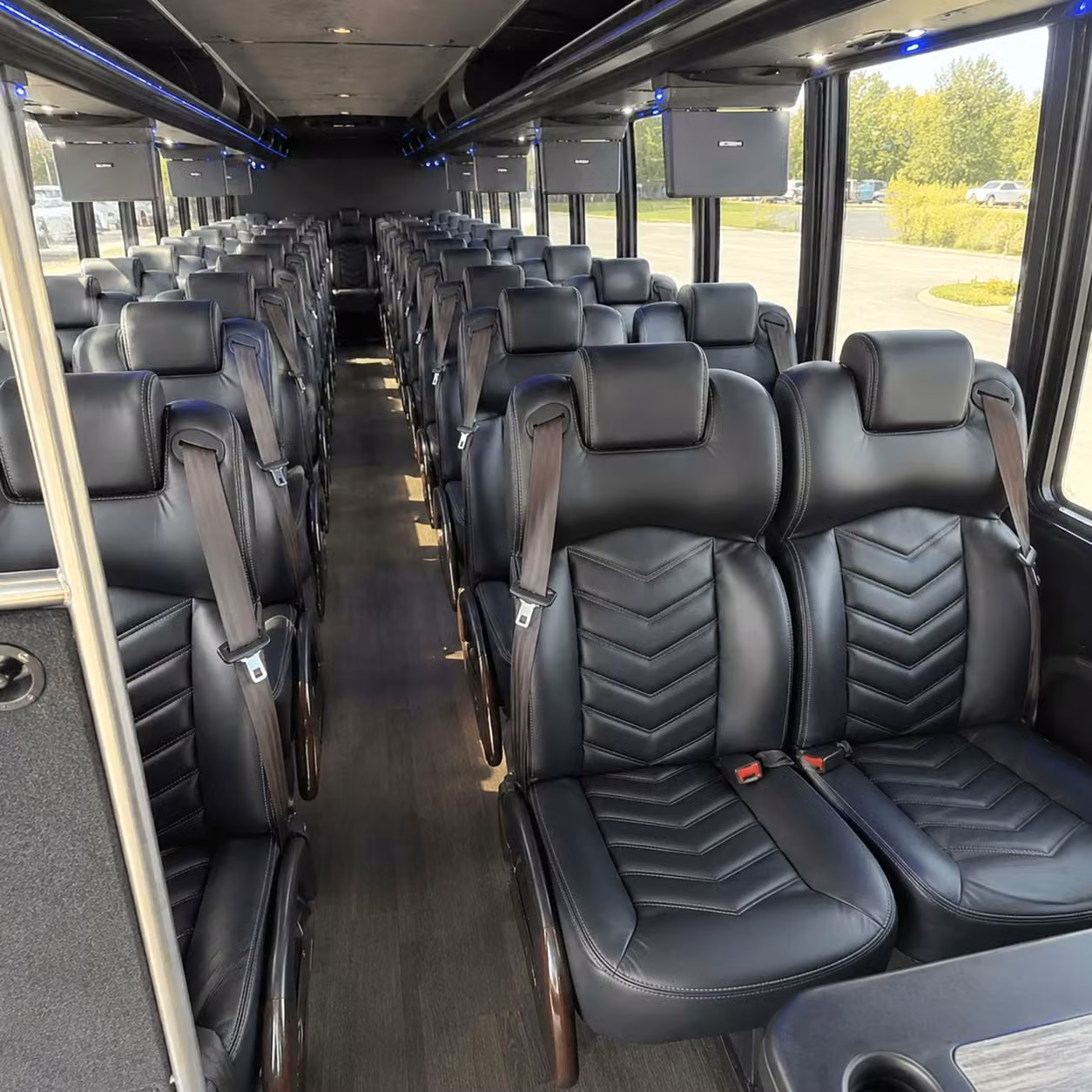 30 passenger minibus inside