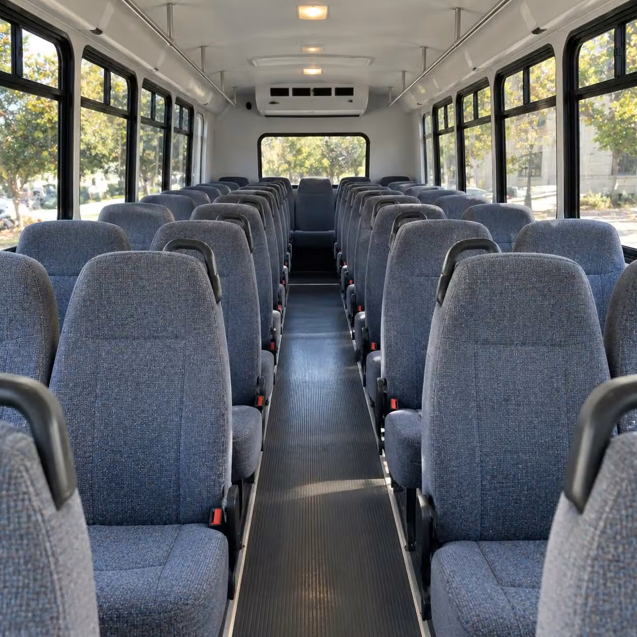 30 passenger minibus interior