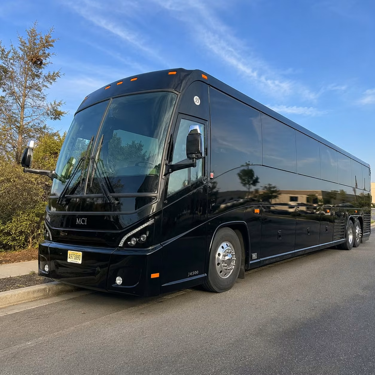 fall river charter bus rental exterior