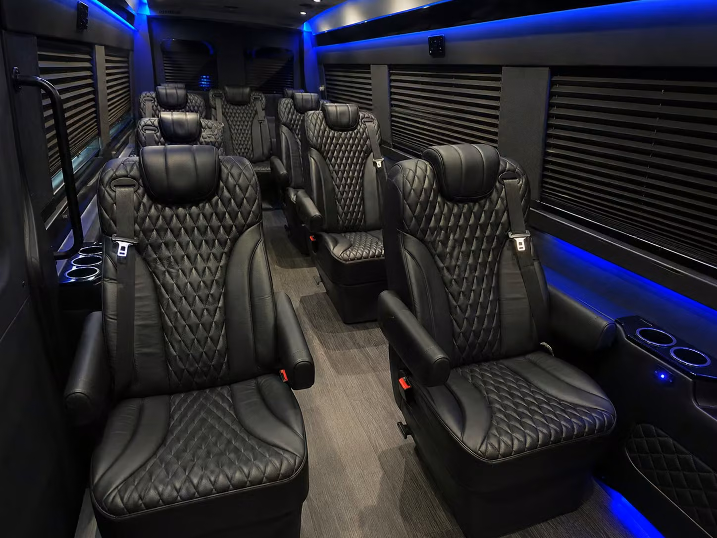 sprinter van with driver inside